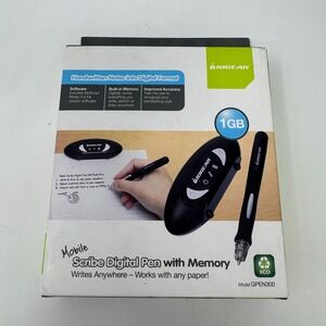 IOGEAR Digital Scribe GPEN300 USB Pen Tablet Digitizer Convert Handwritten Note